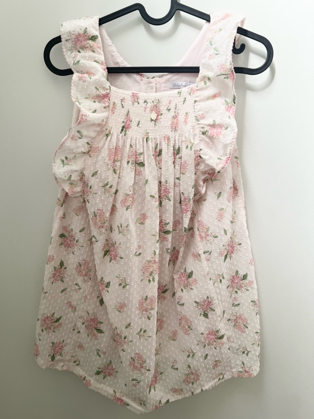 Patachou Pink Floral Ruffle Dress- Sweet Girls' Summer Dress 8y
